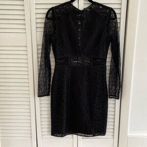 Endless Summer black lace dress